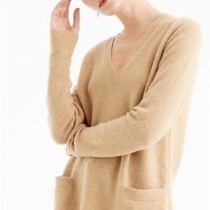 J crew v neck tunic sweater BNWT sz med